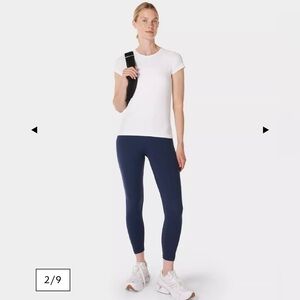 Sweaty Betty Power Leggings Small Navy Full Length